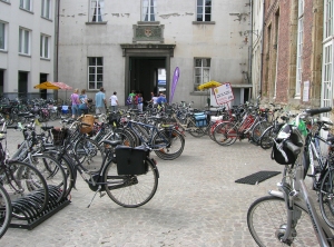 Gratis fietsparking Stadhuis Aalst - Marleen Stallaerts